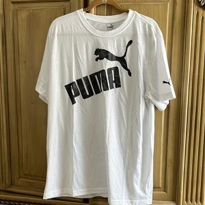 Men’s White Puma T-shirt